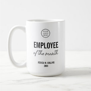 Company Logo Corporate Employee Of the Month Award Coffee Mug