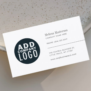 Company Logo Corporate Minimalist Business Card