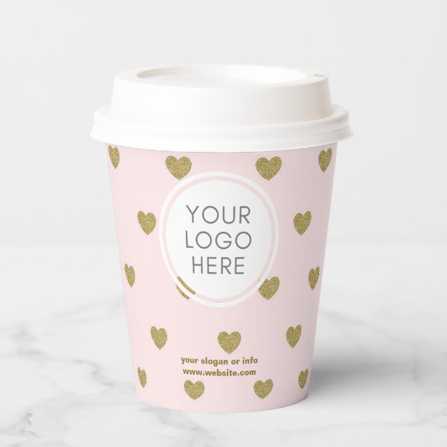 Company Logo |  Corporate Paper cups (Front)