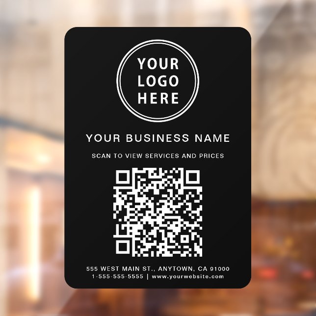 Company Logo Create Your QR Code Black (Sheet 2)