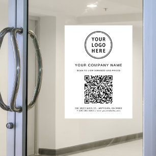Company Logo Create Your QR Code White