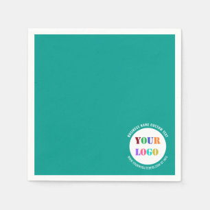 Company Logo Cuom Text Napkins Template Your Colou