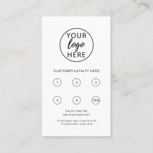 Company Logo Custom Loyalty Card