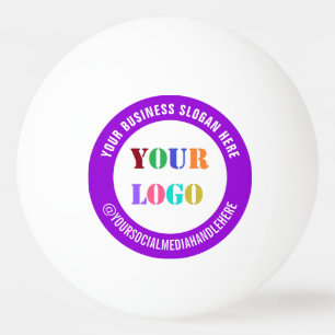 Company Logo Custom Text and Colours Ping Pong Bal Ball