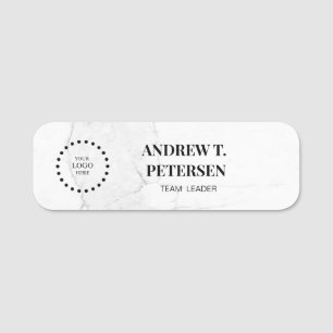 Company Logo Employee Magnetic safety pin Name Tag