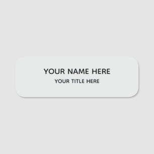 Company Logo Employee magnetic safety pin Name Tag