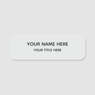 Company Logo Employee magnetic safety pin Name Tag