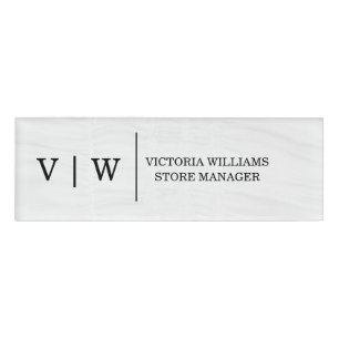 Company Logo Employee magnetic safety pin Name Tag