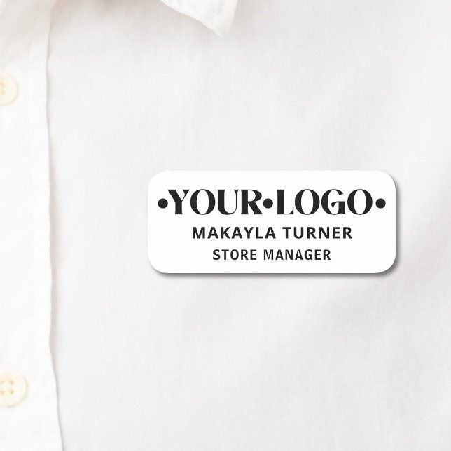 Company Logo Employee  Name Tag (Creator Uploaded)