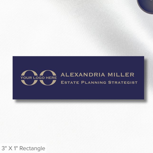 Company Logo Employee Name Tag (Creator Uploaded)
