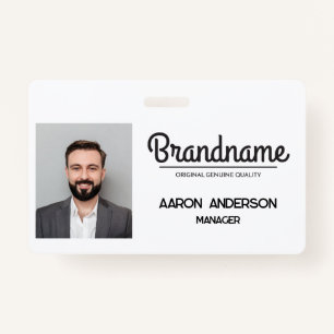 Company Logo Employee Photo ID ID Badge