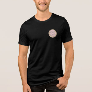 Company Logo Front and Back Business Tri-Blend Shirt