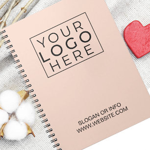 Company Logo Gear Branded Customised Business Notebook
