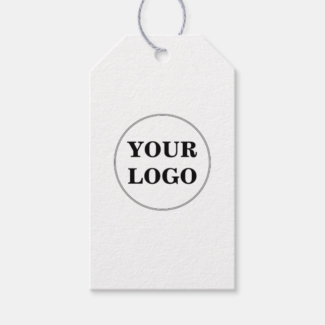 Company Logo Gift Tags (Front)