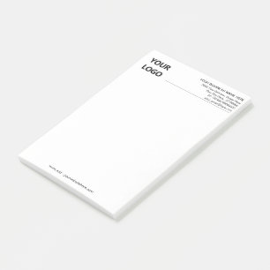 Company Logo Info Business Post-it® Notes Example