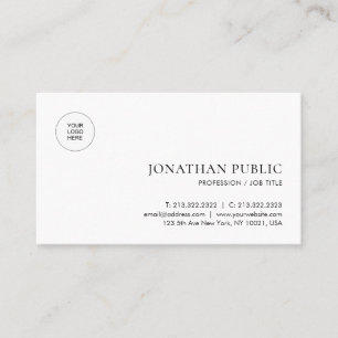Company Logo Modern Template Professional Business Card