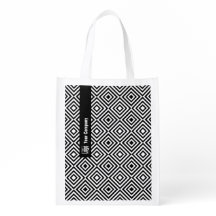 Company Logo Name Social Black & White Pattern