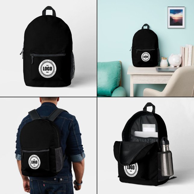 Company logo  printed backpack (Creator Uploaded)