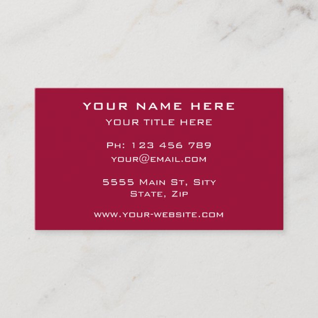 Company Logo Professional Business Card Template (Front)
