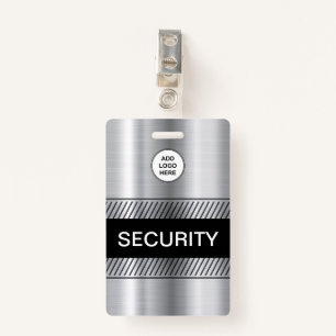 Company Logo Security Staff ID Badge