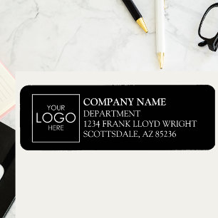 Company Logo Simple Custom Business Return Address