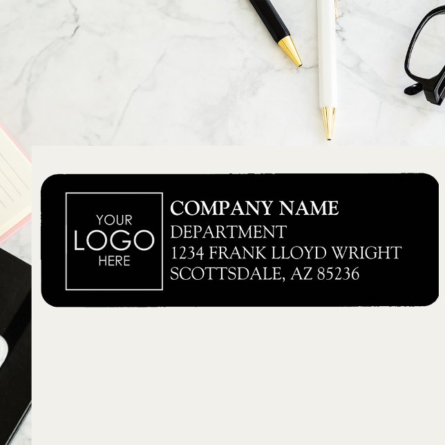 Company Logo Simple Custom Business Return Address (Creator Uploaded)