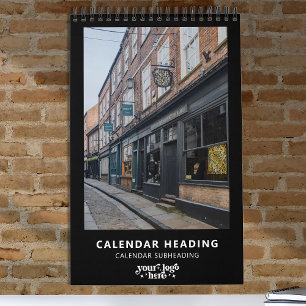 Company Logo Simple Modern Minimalist Promotional  Calendar