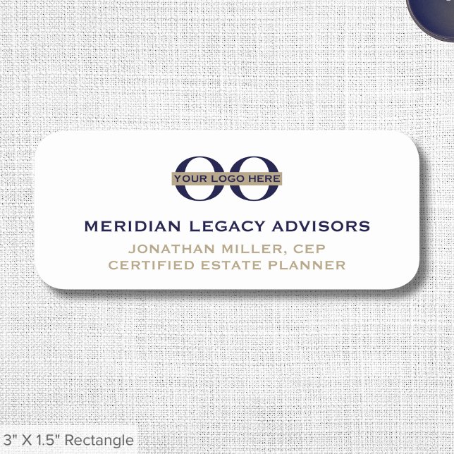 Company Logo Staff Name Tag (Creator Uploaded)