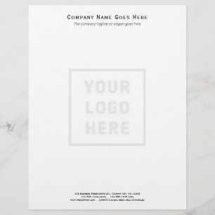 Company Logo Template Business Simple Custom Letterhead