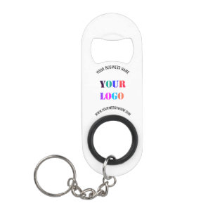 Company Logo Text Keychain Bottle Opener Template