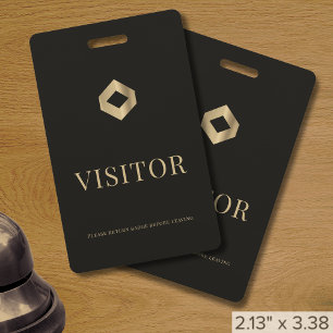 Company Logo Visitor Badge ID Badge