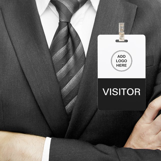 Company Logo Visitor ID Badge (Creator Uploaded)