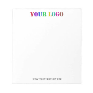Company Logo Website Business Notepad Example