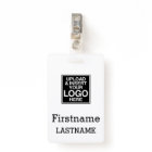 Company Logo with area for First and Last Names