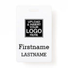 Company Logo with area for First and Last Names