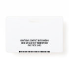 Company Logo with First and Last Names Bar Code