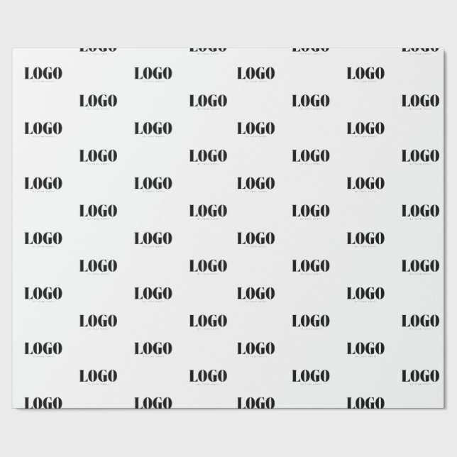 Company Logo Wrapping Paper Branded Giftwrapping  (Seam)