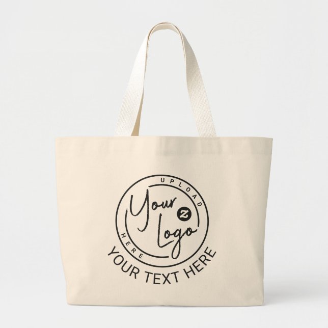 Company Logo Your Way Large Tote Bag (Front)