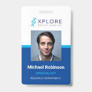Company Medial Employee Badge ID Badge