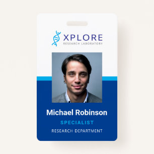Company Medial Employee Badge ID Badge
