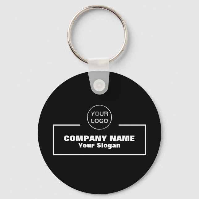Company Name and Logo Key Ring (Front)