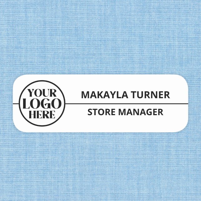 Company Name Employee Logo Name Tag (Creator Uploaded)