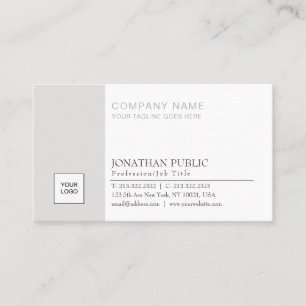 Company Professional Elegant Logo Modern Business Card
