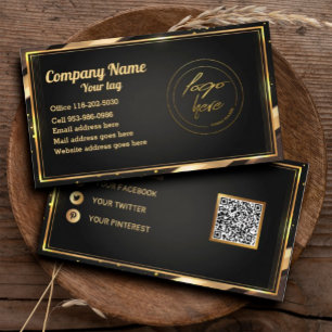 Company Professional Logo Design Business Card