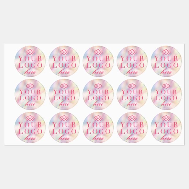 Company Promo Label | Your Logo Here Colour (Sheet)