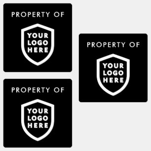 Company Property Logo Business Asset Labels