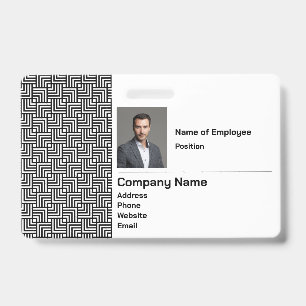Company Security Badge ID Badge