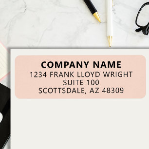 Company Stationary Custom Business Return Address
