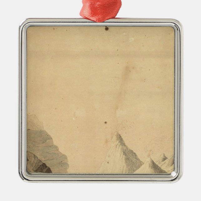 Comparative View Metal Tree Decoration (Front)