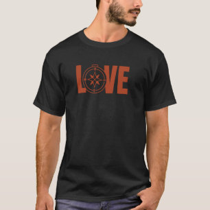 Compass Adventure Love Graphic Live Outdoors T-Shirt